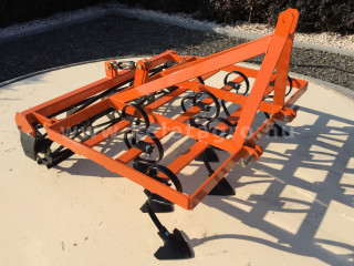 Cultivator 110 cm, with clod crusher, for Japanese compact tractors, Komondor SKU-110 (1)