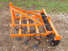 Cultivator 140 cm, with clod crusher, for Japanese compact tractors, Komondor SKU-140 - Implements - Cultivators