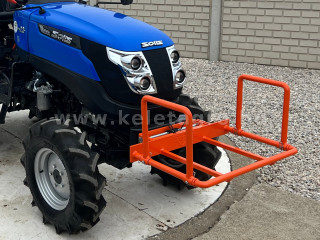 Transport frame, front weight holder mounted, for Japanese compact tractors, Komondor SZK-70 (1)