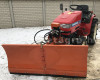 Snow plow 150cm, vario, independent side by side adjustable, for Japanese compact tractors, Komondor SHE-150 (3)