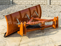 Snow plow 140cm, for front loader, Komondor STLR-140/FL - Implements - Front Mounted Snow Plows