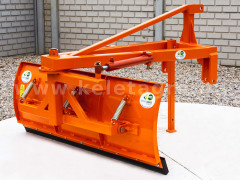 Rear mounted snow plow 140cm, hidraulic angle adjustment, Komondor SHLRH-140 - Implements - 