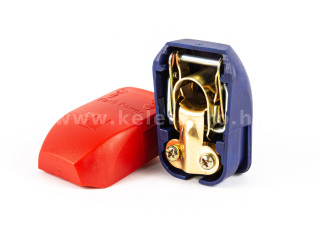Battery terminal set, quick release type, with plastic cover (1)