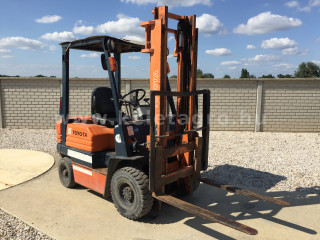 Click here to enlarge photo
120-105.09480519481-3350 Toyota 42-5FG15 forklift (1)