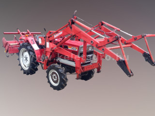 Click here to enlarge photo
8697-156.465-7855 Shibaura P19F Japanese Compact Tractor with front loader (1)