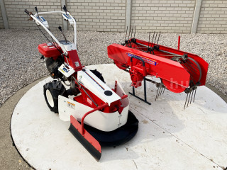 Pentru vizionarea imaginilor mai mari clic aici
9469-24.087911392405-4745 Yanmar SFT80 önjáró fűkasza HM135 rendsodróval  (1)