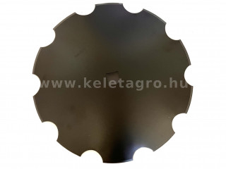 Harrow disc 560mm (36x36), notched, (boron steel) AsahiParts (1)