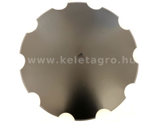 Harrow disc 560mm (30x30), notched, (boron steel) AsahiParts (1)