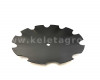 Harrow disc 560mm (30x30), notched, (boron steel) AsahiParts (2)