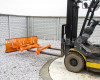 Snow plow 140-200cm, for forklift trucks, Komondor STLR-140-200/targ (10)