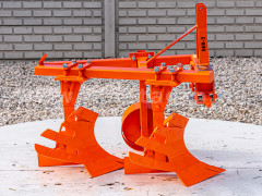 Plow with 2 heads, for 15-23HP Japanese compact tractors, Komondor SER-2 - Implements - Plows