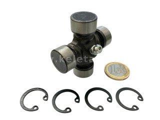 PTO shaft cross joint 19x52mm, outer seeger rings, for Japanese compact tractors, SUPER SALE PRICE! (1)