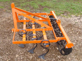 Cultivator 140 cm, with clod crusher, for Japanese compact tractors, Komondor SKU-140 (1)