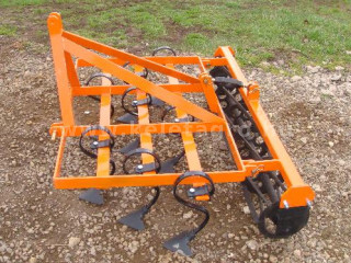 Cultivator 140 cm, with clod crusher, for Japanese compact tractors, Komondor SKU-140 (1)