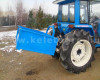 Transport box 130 cm, for Japanese compact tractors, drop down tailboard, Komondor SZLH-130 (9)