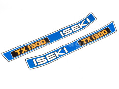 Decal set for Iseki TX1300 and TX1300F Japanese compact tractors - Compact tractors - 