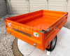 Trailer, tipping, 3 directions dumping, for Japanese compact tractors, Komondor SPK-750 (9)