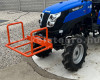 Transport frame, front weight holder mounted, for Japanese compact tractors, Komondor SZK-70 (3)