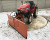 Snow plow 150cm, vario, independent side by side adjustable, for Japanese compact tractors, Komondor SHE-150 (2)