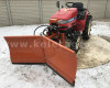 Snow plow 150cm, vario, independent side by side adjustable, for Japanese compact tractors, Komondor SHE-150 (4)