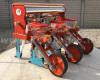 Corn seeder (3 rows) with plastic seeder tank, for Japanese compact tractors (5)