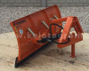 Snow plow 140cm, hidraulic lifting, manual angle adjustment, for front hitch, Komondor STLRH-140/F (6)