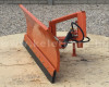 Snow plow 140cm, hidraulic lifting, manual angle adjustment, for front hitch, Komondor STLRH-140/F (2)