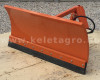 Snow plow 140cm, hidraulic lifting, manual angle adjustment, for front hitch, Komondor STLRH-140/F (2)