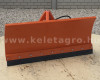 Snow plow 140cm, hidraulic lifting, manual angle adjustment, for front hitch, Komondor STLRH-140/F (4)