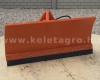 Snow plow 140cm, hidraulic lifting, manual angle adjustment, for front hitch, Komondor STLRH-140/F (3)