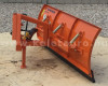Snow plow 140cm, hidraulic lifting, manual angle adjustment, for front hitch, Komondor STLRH-140/F (6)