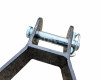 Triangle drawbar for compact tractors (4)