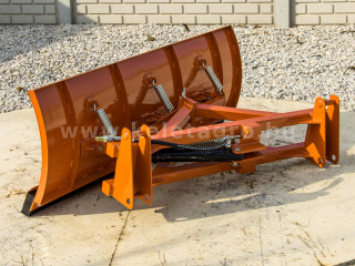 Snow plow 140cm, for front loader, Komondor STLR-140/FL (1)