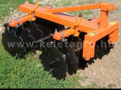 Disc harrow 90 cm, for Japanese compact tractors, Komondor SFT-90 - Implements - 