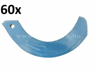 Rotary tiller blade for Japanese compact tractors Hinomoto, set of 60 pieces, SPECIAL OFFER! (1)