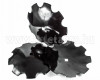 Harrow disc, 460mm, notched, (boron steel) AsahiParts, set of 10 pieces (6)