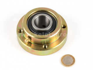 Bearing with housing for cutting height adjusting roller of EFGC flail mowers (1)