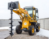 Force wheel loader post hole digger attachment (4)