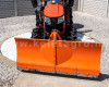 Snow plow 150cm, vario, independent side by side adjustable, for front hitch and front quick hitch, Komondor SHE-150/F (5)