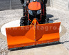 Snow plow 150cm, vario, independent side by side adjustable, for front hitch and front quick hitch, Komondor SHE-150/F (6)