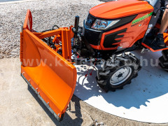 Snow plow 150cm, vario, independent side by side adjustable, for front hitch and front quick hitch, Komondor SHE-150/F - Implements - Front Mounted Snow Plows