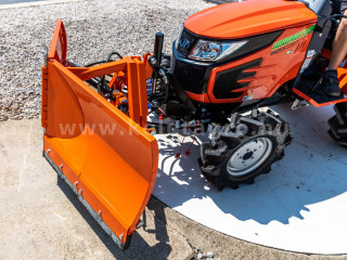 Snow plow 150cm, vario, independent side by side adjustable, for front hitch and front quick hitch, Komondor SHE-150/F (1)