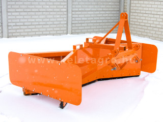 Rear mounted snow plow 170cm, Komondor SHL-170 (1)