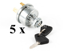 Ignition and glow switch for  tractors, set of 5 pieces, SPECIAL OFFER! - Compact tractors - 