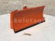 Snow plow 140cm, hidraulic lifting, manual angle adjustment, for skid steer loaders, Komondor STLR-140/B kf