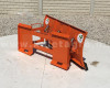 Snow plow 140cm, hidraulic lifting, manual angle adjustment, for skid steer loaders, Komondor STLR-140/B kf (3)