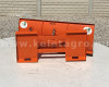Snow plow 140cm, hidraulic lifting, manual angle adjustment, for skid steer loaders, Komondor STLR-140/B kf (4)