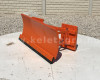 Snow plow 140cm, hidraulic lifting, manual angle adjustment, for skid steer loaders, Komondor STLR-140/B kf (7)