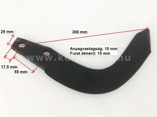 Rotary tiller blade for Niplo rotary tillers (1)