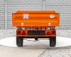 Trailer with overrun brake, tipping, 3 directions dumping, for Japanese compact tractors, Komondor SPK-1500/RF (4)